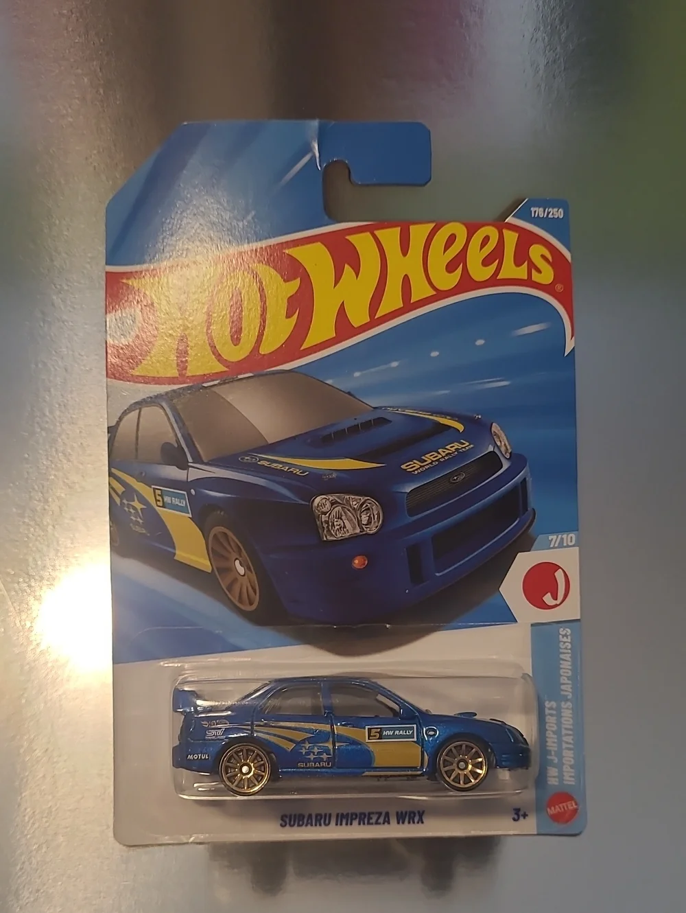 New Hot Wheels Subaru Impreza WRX Blue Rare